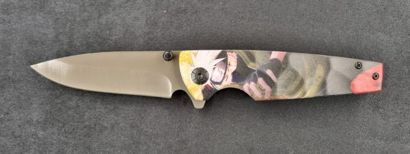Anime Kakashi Naruto Klappmesser von Jaws Schwert Shop