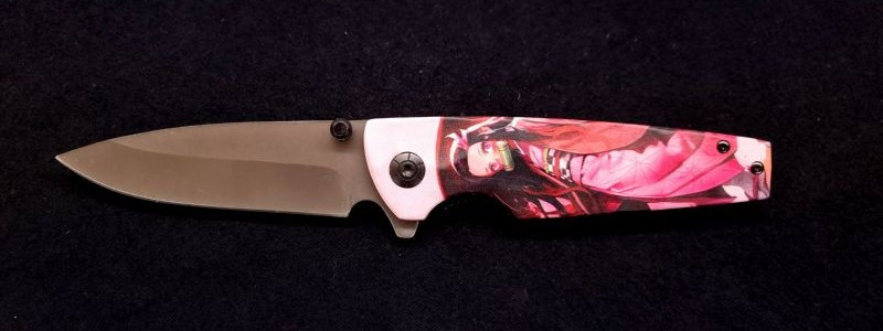 Klappmesser Nezuko 48 Demon Slayer von Jaws Schwert Shop