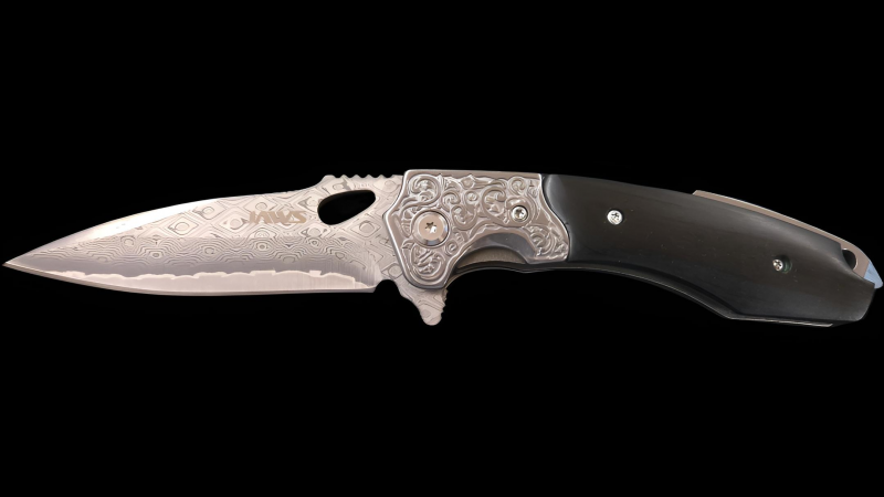 Damastmesser 31 (2H)-Damastmesser-Jaws Schwert Shop