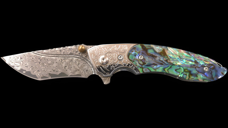 Damastmesser 39-Damastmesser-Jaws Schwert Shop