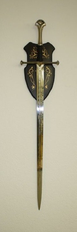 Narsil Schwert mit Wandplatte